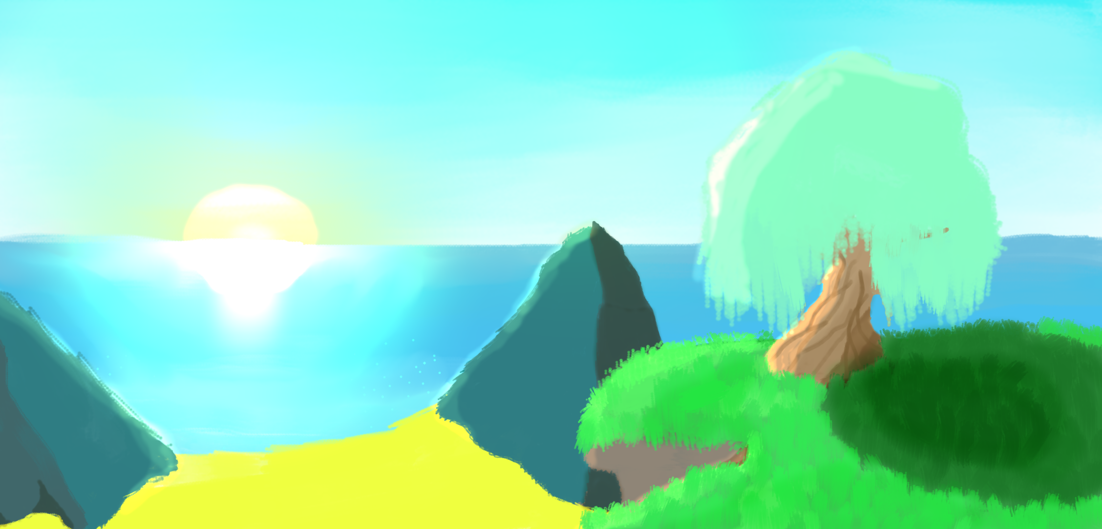 Rising sun